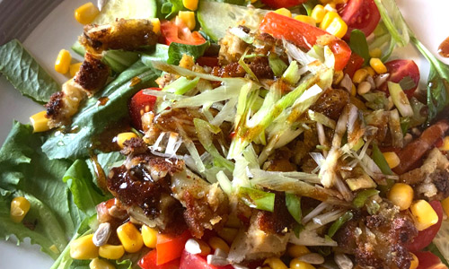 BeeFreeMeat crispy chicken salad